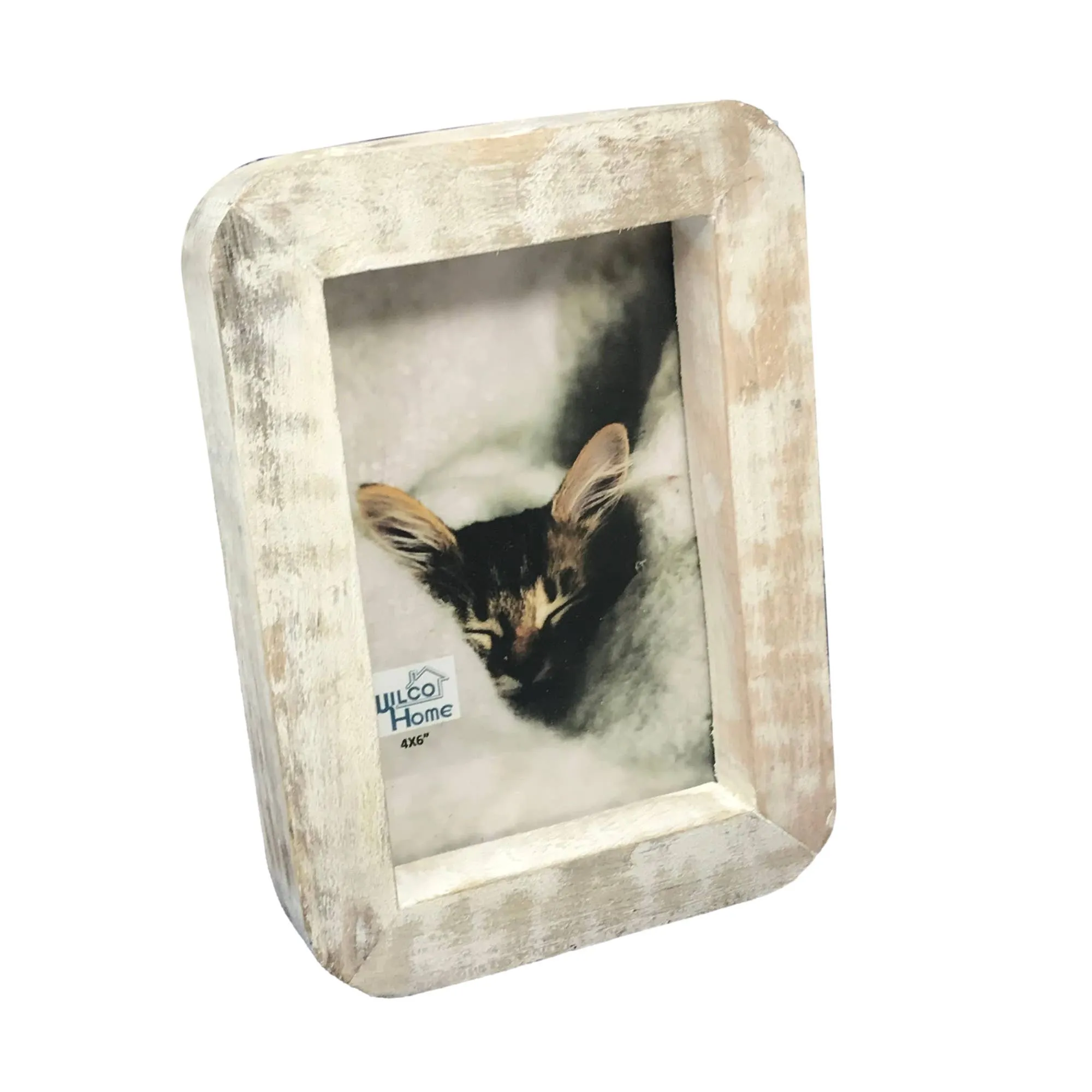 Curved Edge Photo Frame with Easel Back