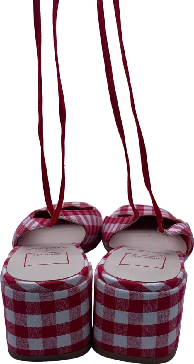 dolce vita Red Loise Heels UK 8.5 EU 41.5 👠