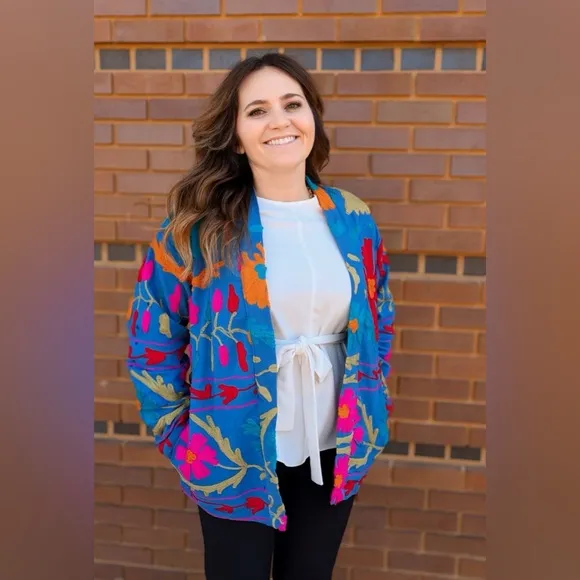 Embroidered Floral Jacket