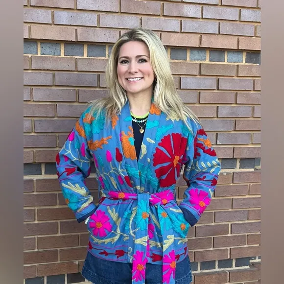 Embroidered Floral Jacket