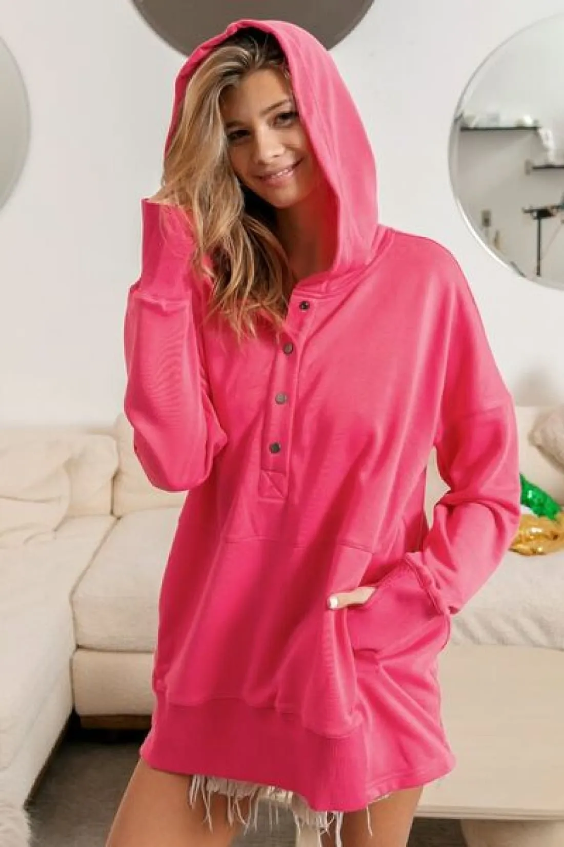 Favorite Long Sleeve Hoodie w Thumbholes