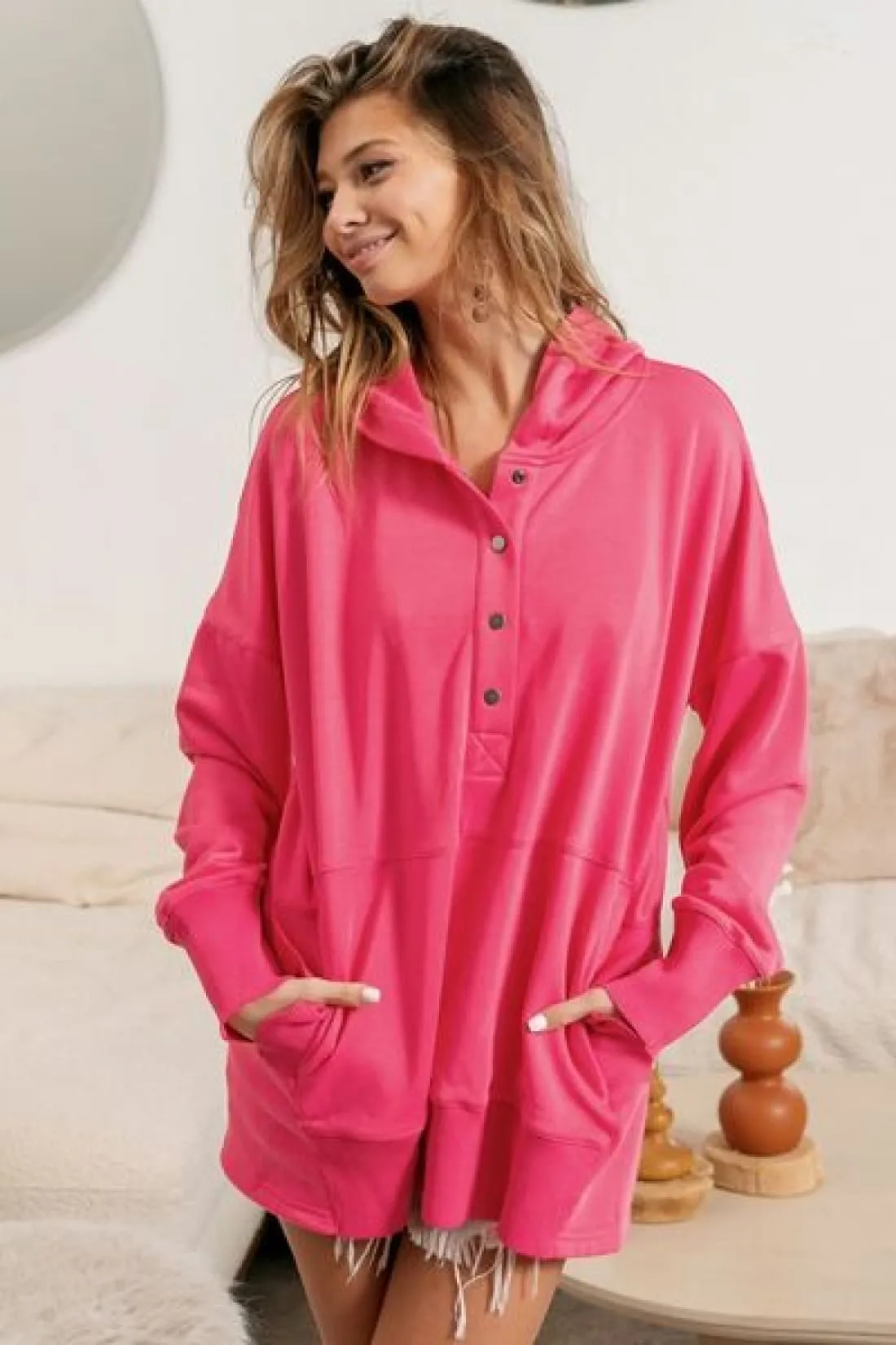 Favorite Long Sleeve Hoodie w Thumbholes