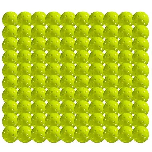 Franklin X-40 Outdoor Pickleball Ball 100 Pack (Optic Yellow)