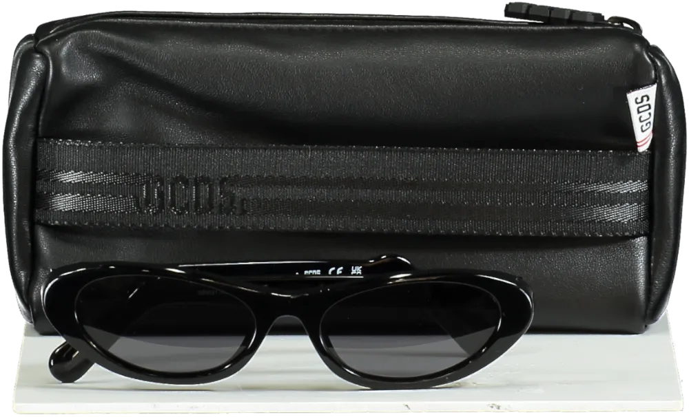 GCDS Black GD0021 Cat Eye Sunglasses