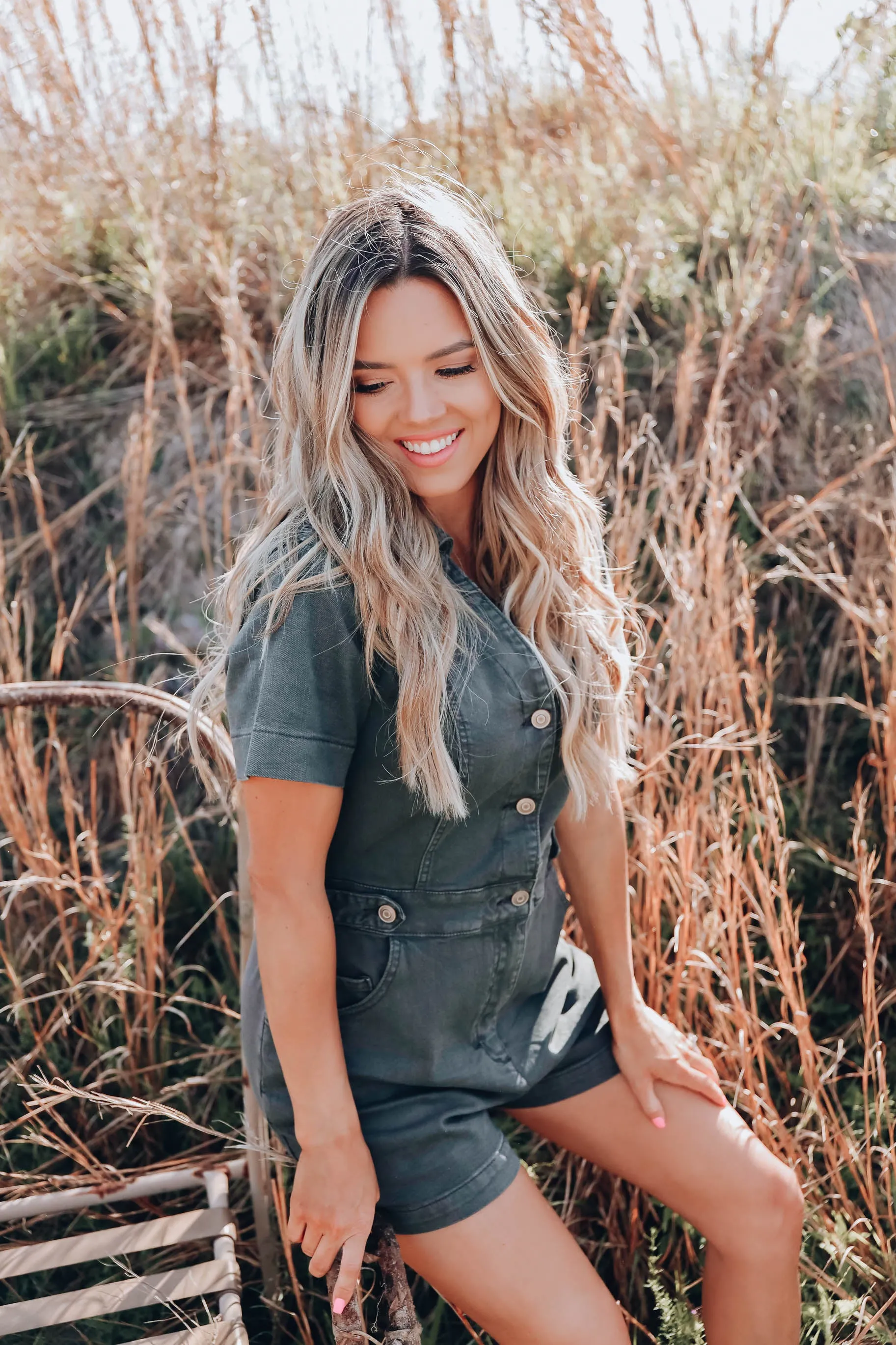 Genoa Denim Safari Romper