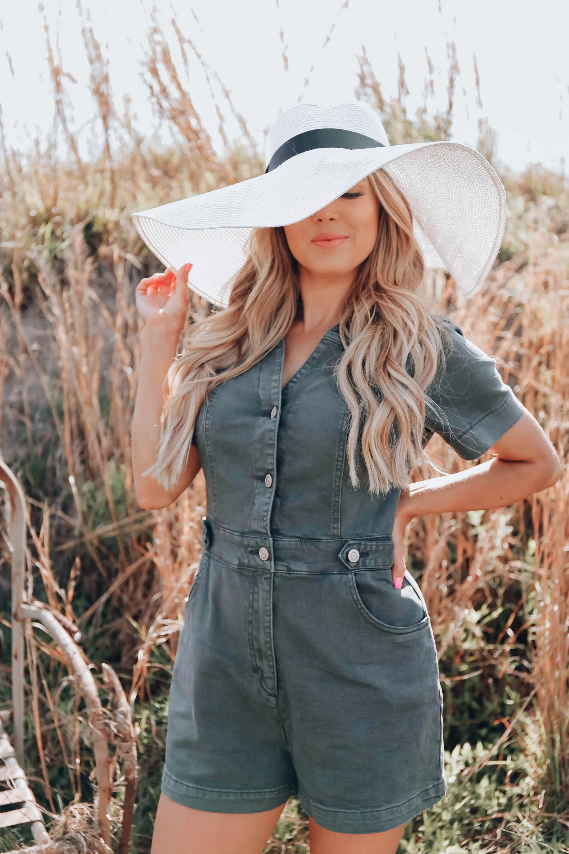 Genoa Denim Safari Romper