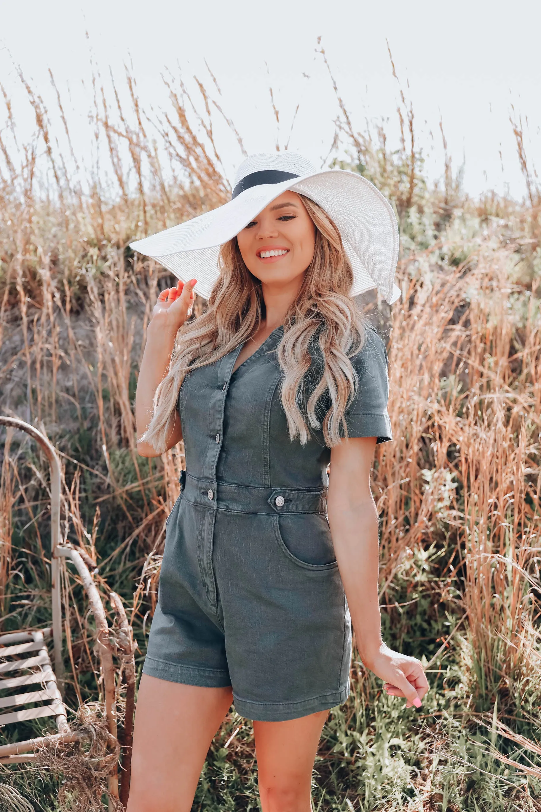 Genoa Denim Safari Romper