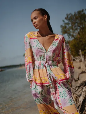 GINERVA TOP - CAPRI FLOWERS