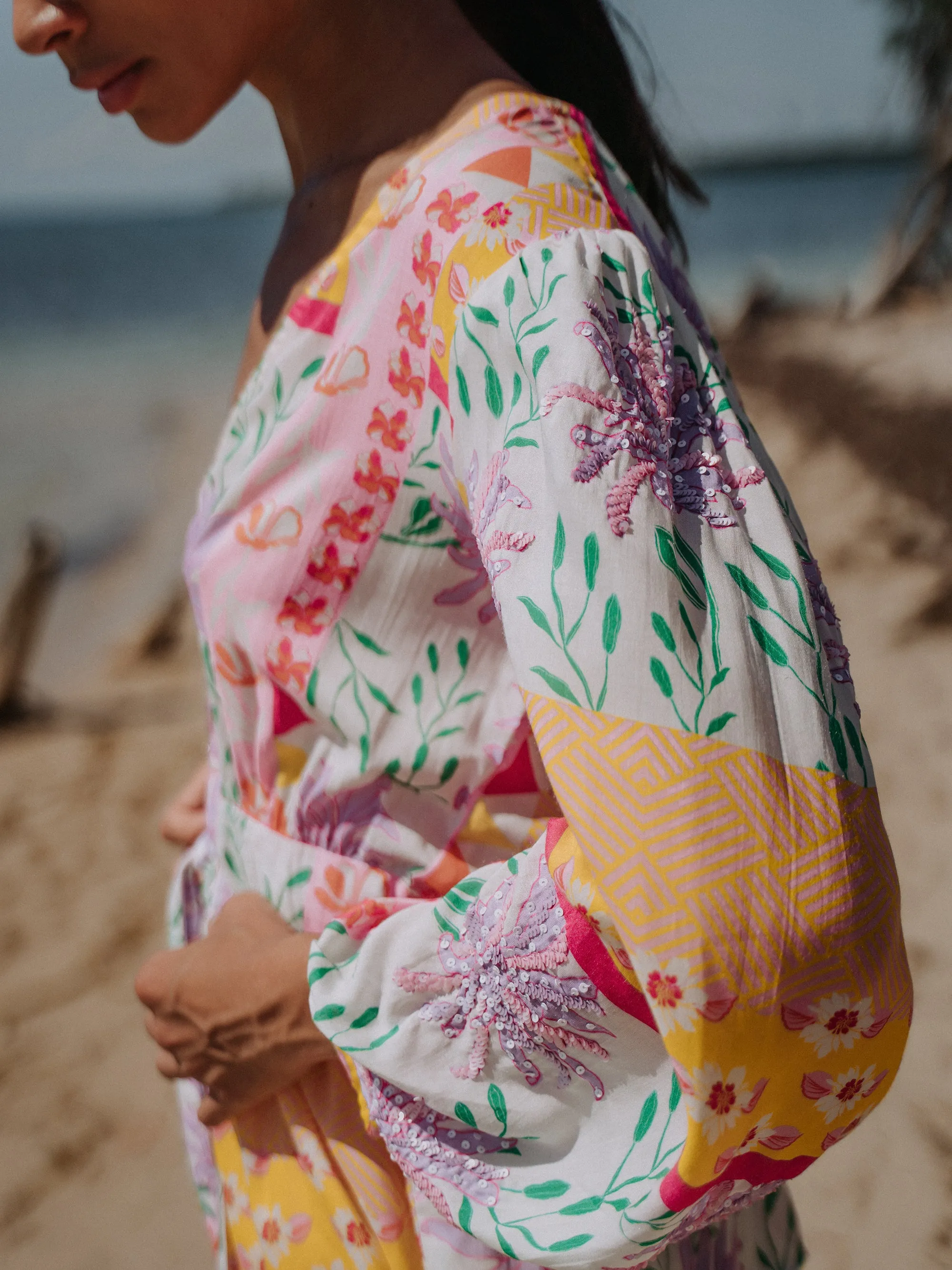 GINERVA TOP - CAPRI FLOWERS