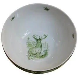Green Deer 10" Service Bowl