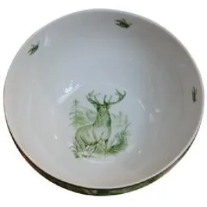 Green Deer 10" Service Bowl