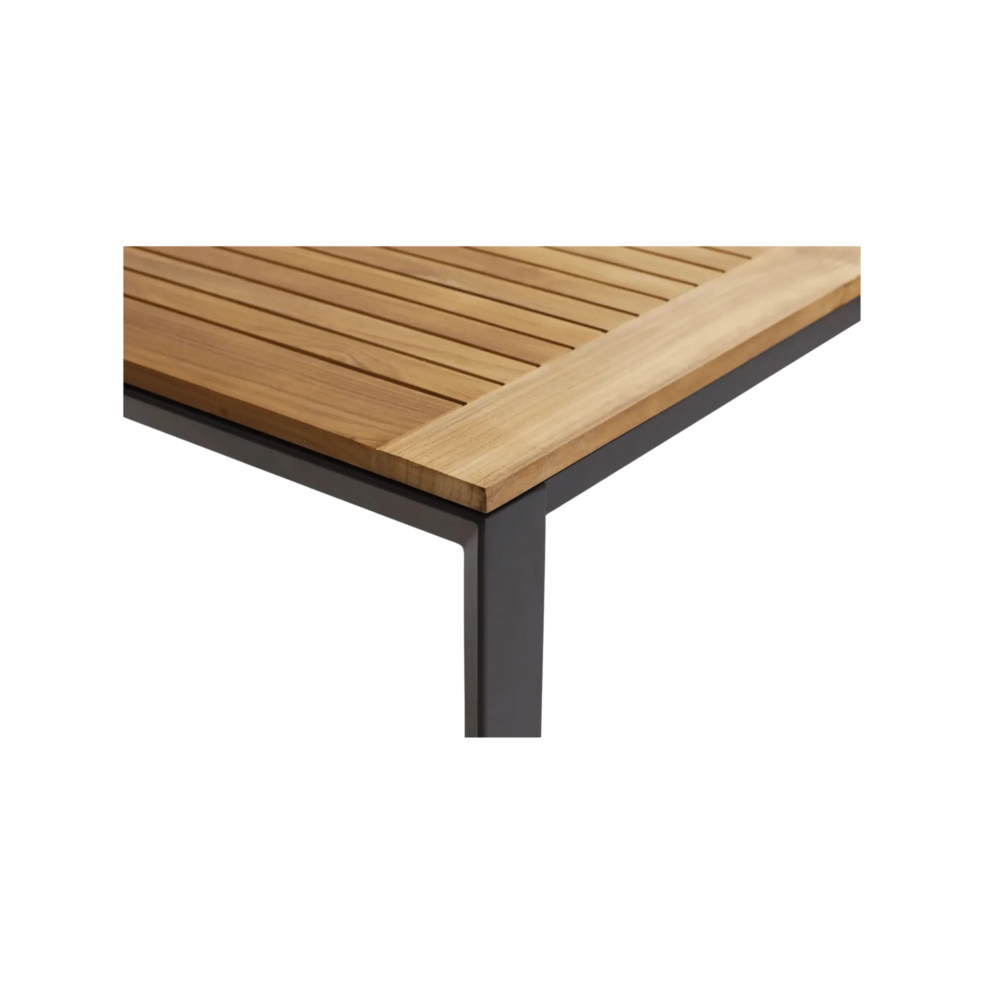 Grove Small Ext Outdoor Dining Table 160/220x100 - Charcoal