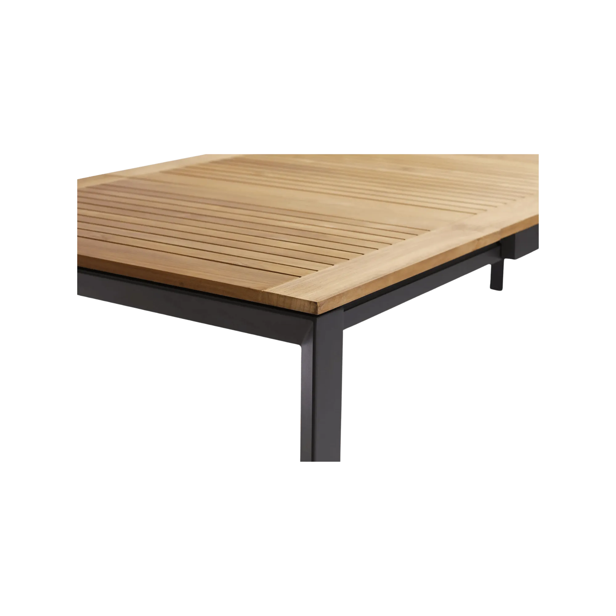 Grove Small Ext Outdoor Dining Table 160/220x100 - Charcoal