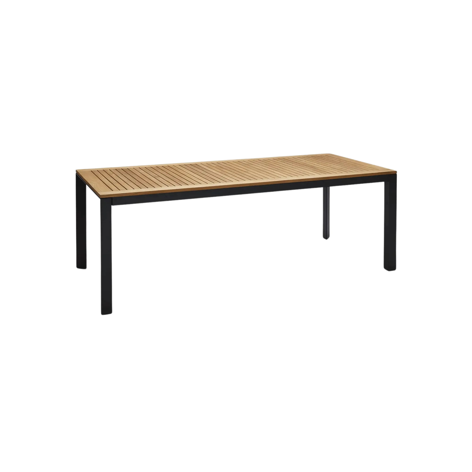 Grove Small Ext Outdoor Dining Table 160/220x100 - Charcoal