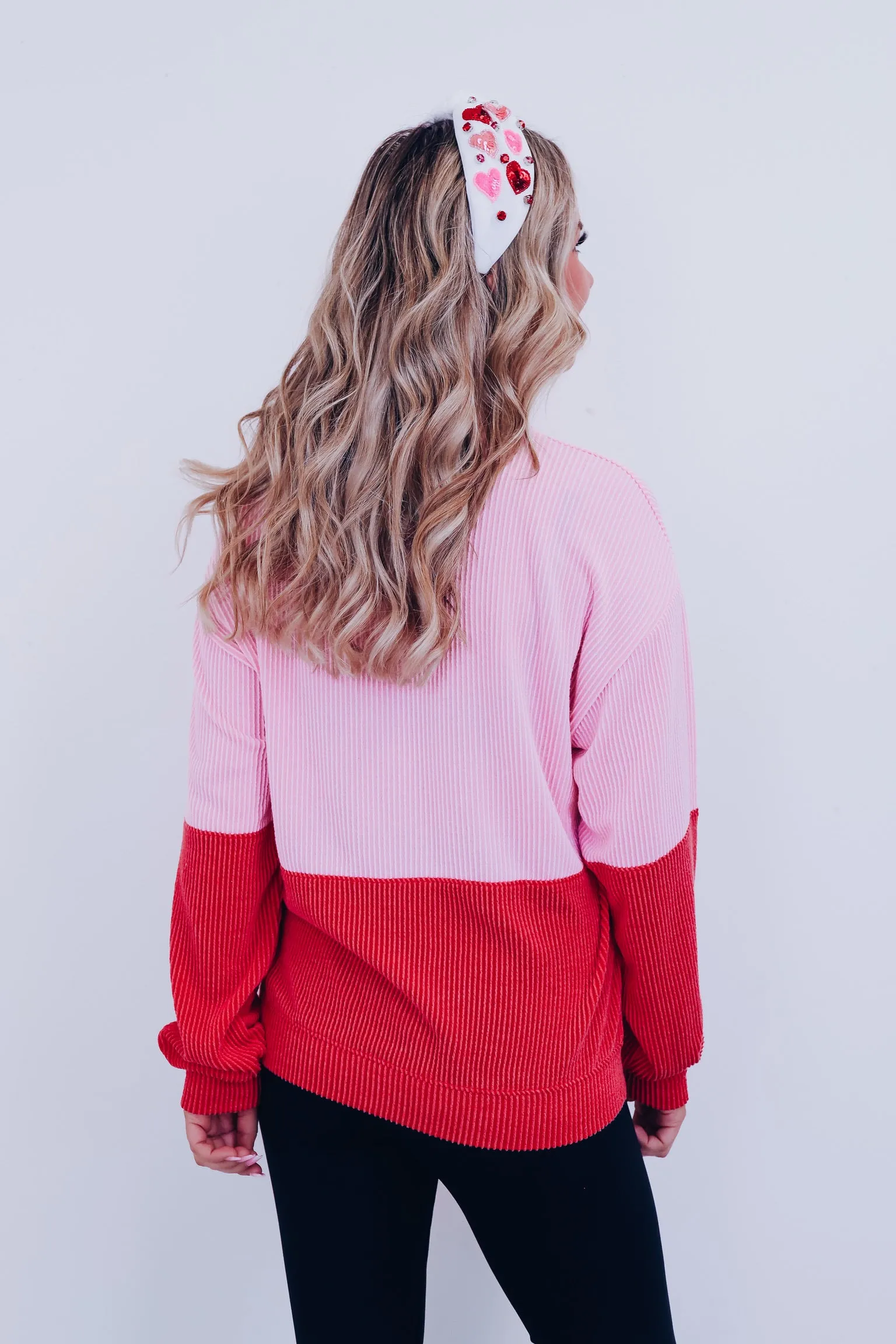 Harmony Ribbed Color Block Top