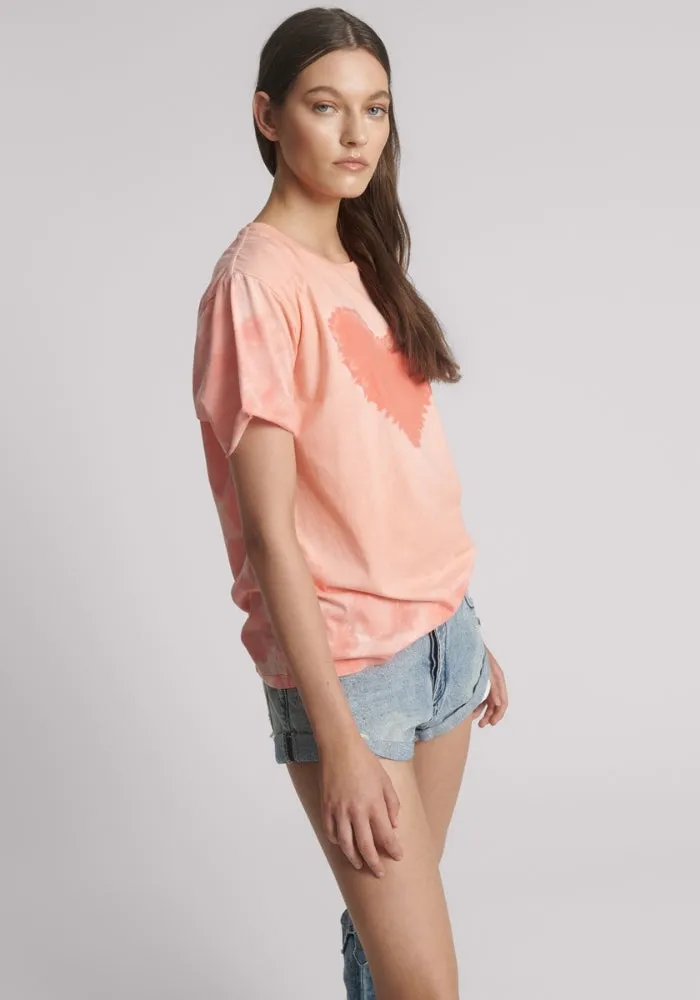 Heart Throb Tie Dye Boyfriend Tee