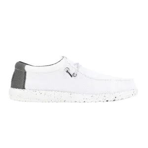 Hey Dude Men's Wally Varsity Casual Shoes – Lightweight, Comfortable, Slip-On Loafers