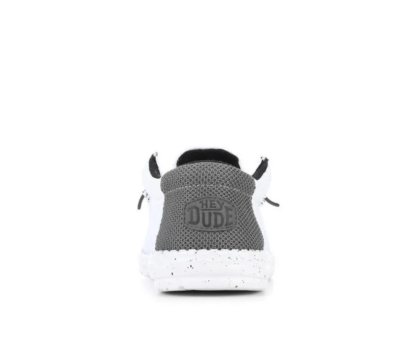 Hey Dude Men's Wally Varsity Casual Shoes – Lightweight, Comfortable, Slip-On Loafers