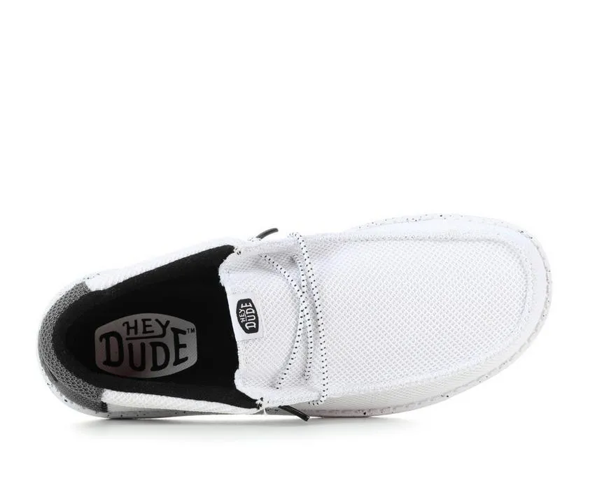 Hey Dude Men's Wally Varsity Casual Shoes – Lightweight, Comfortable, Slip-On Loafers