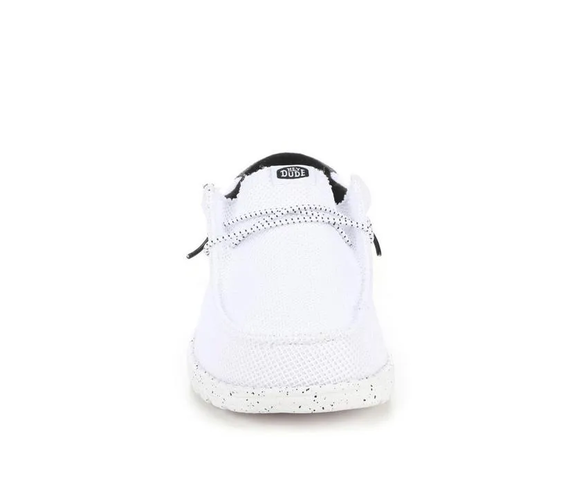 Hey Dude Men's Wally Varsity Casual Shoes – Lightweight, Comfortable, Slip-On Loafers