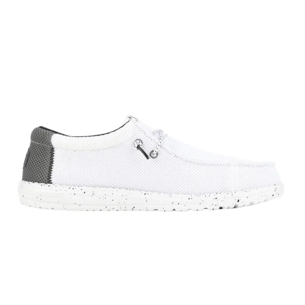 Hey Dude Men's Wally Varsity Casual Shoes – Lightweight, Comfortable, Slip-On Loafers