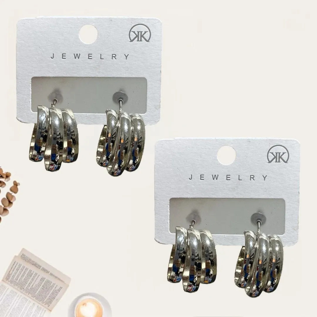 Hoop Stud Earrings