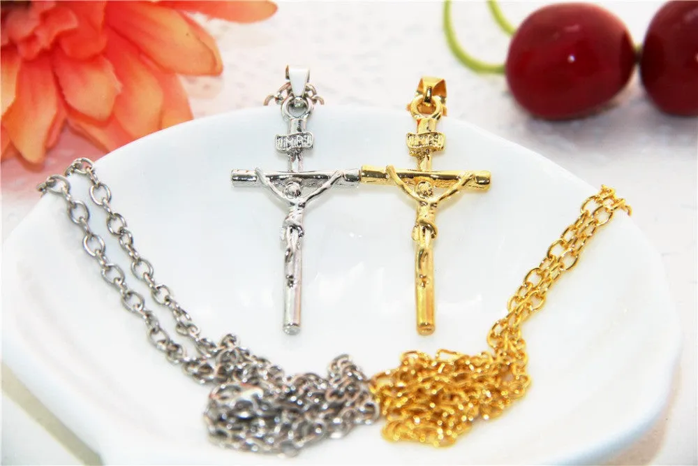 Jesus Crucifix Cross Necklace