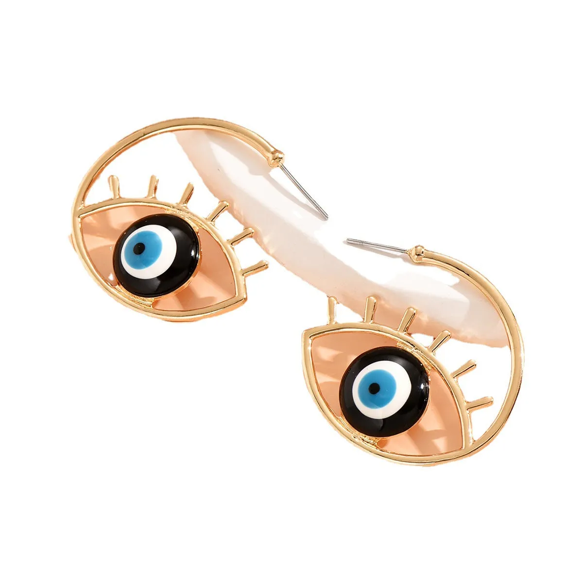 Just Lil Things  Gold Hoop Earrings jlt11656