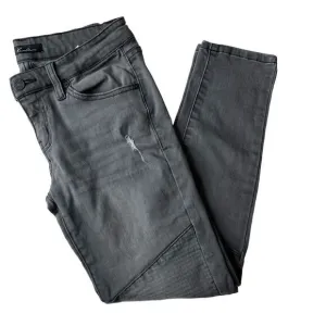 Kancan Gray Moto Estilo Skin Jean - Women’s 7