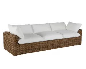 Kona Outdoor Wicker Sofa - Raffia