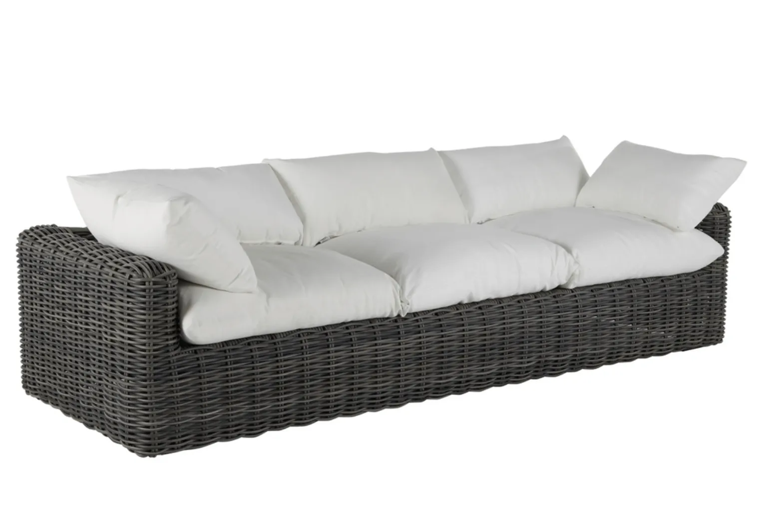 Kona Outdoor Wicker Sofa - Raffia
