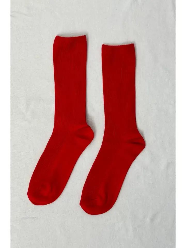 LE BON SHOPPE TROUSER SOCKS || RED LIPSTICK