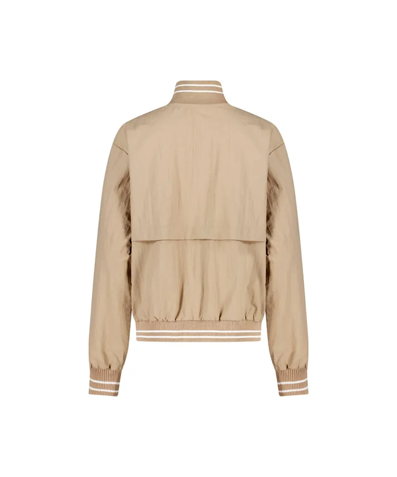 LE SONNET 72 Sporty Windbreaker - Beige