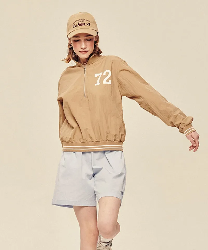 LE SONNET 72 Sporty Windbreaker - Beige