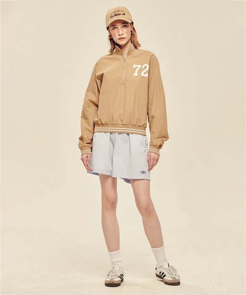 LE SONNET 72 Sporty Windbreaker - Beige
