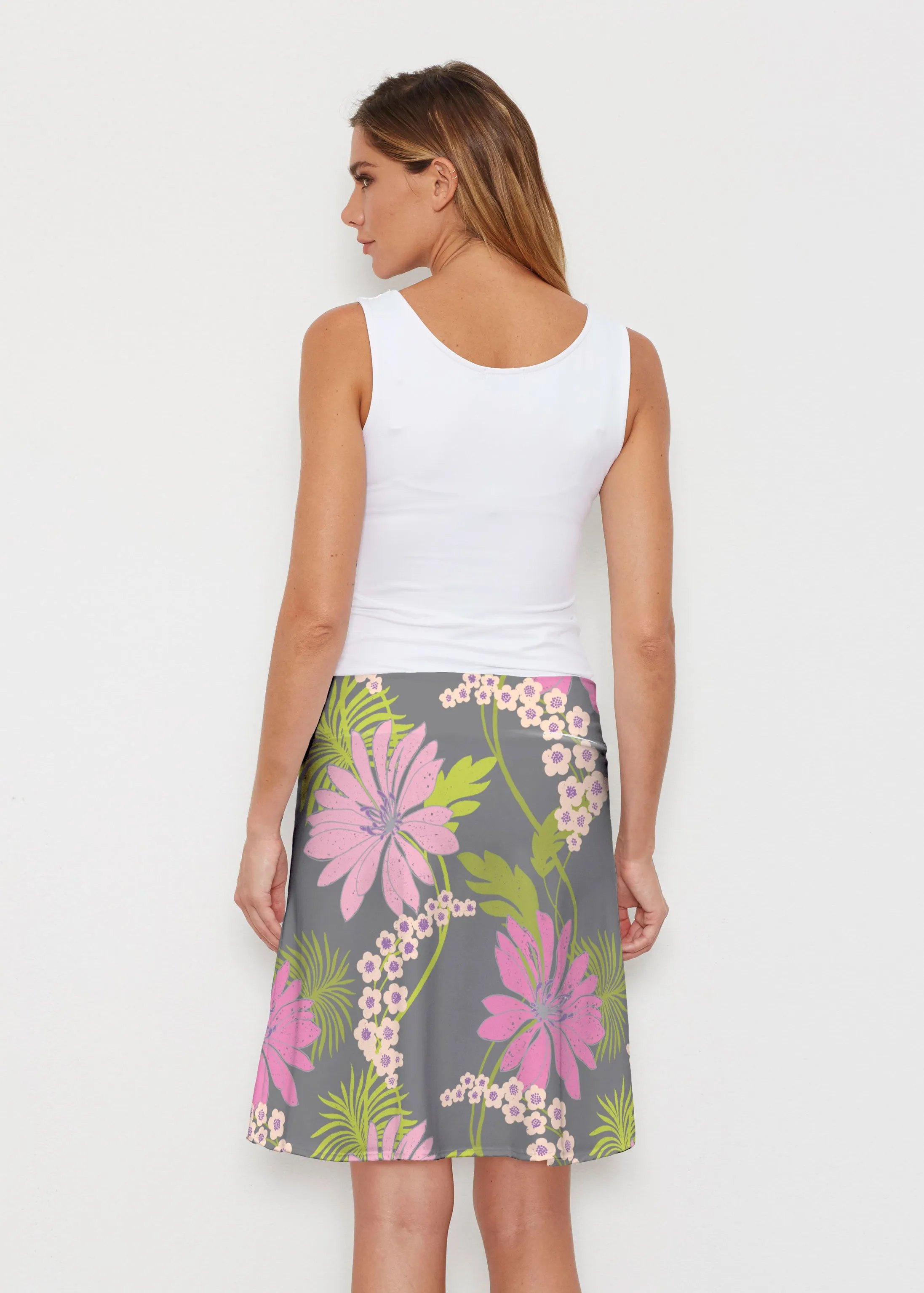 LeeLee (14304) ~ Silky Brenda Skirt 21 inch