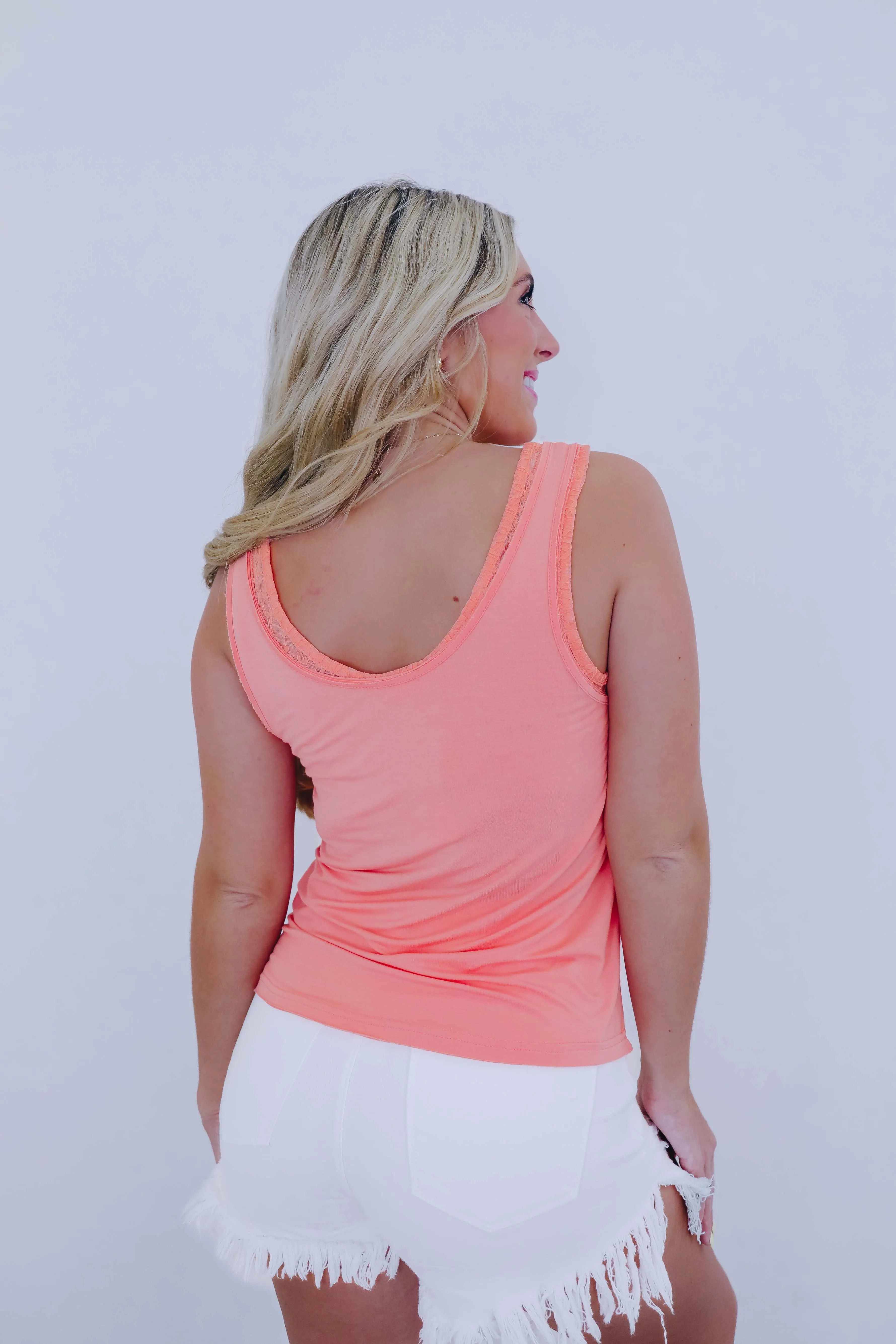 Lollie Lace Layered Tank Top By POL - 6 Colors