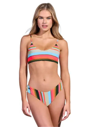 Maaji Multistripe Lanai Sporty Bralette Bikini Top
