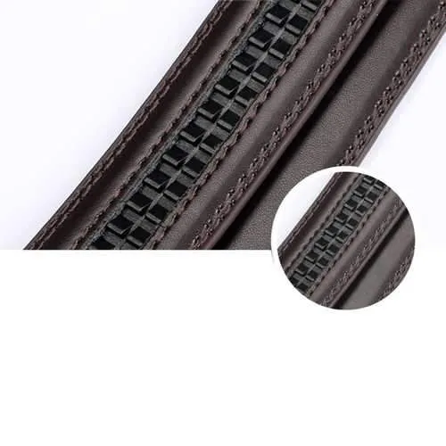 Men Casual Outdoor Automatic Buckle Leather Belt