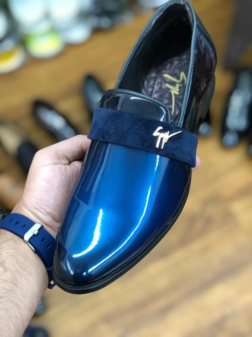 Men Shiny Multi Colour Outdoor Formal Casual Ethnic Loafer-JonasParamount