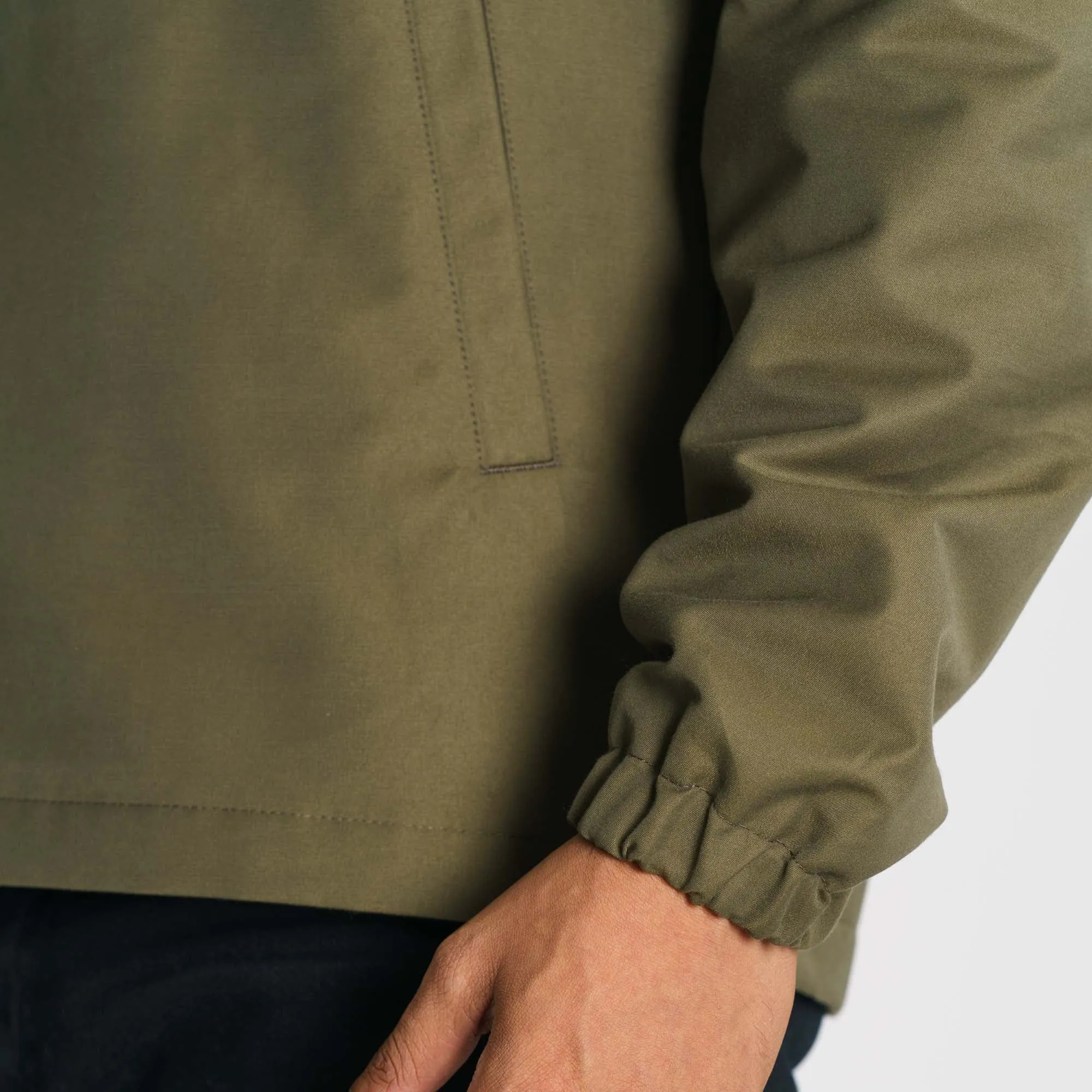 Mens Olive Shacket