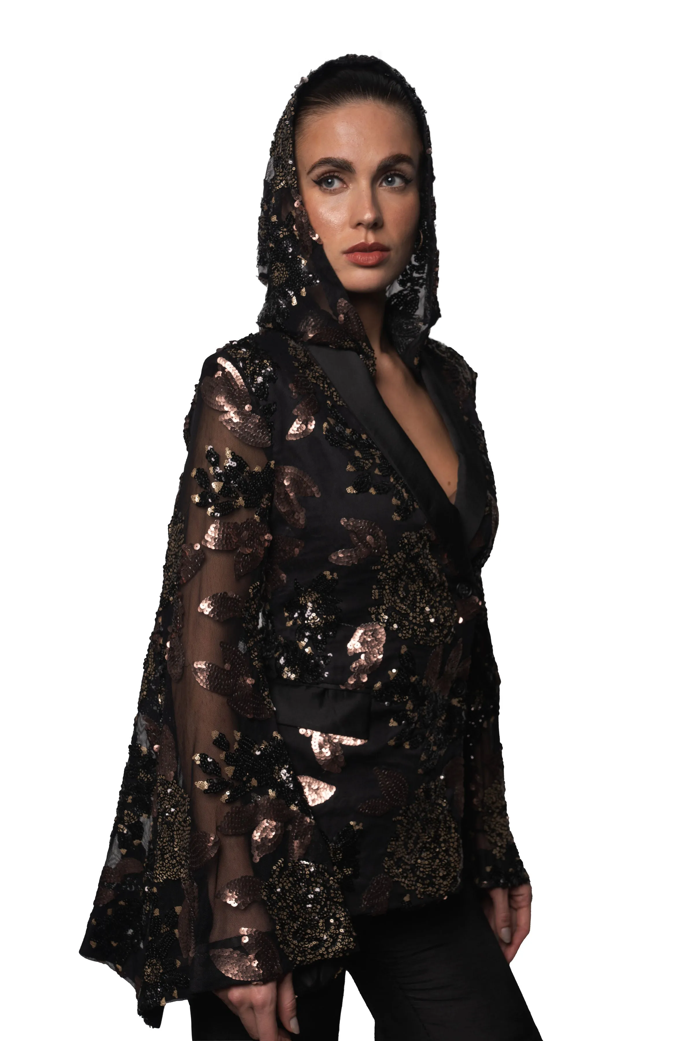 METROPOLITAN SEQUIN BLAZER
