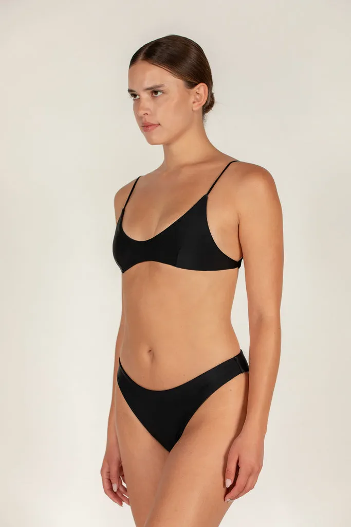 Mikoh: Leia Plunge Sporty Bikini Top - Calypso