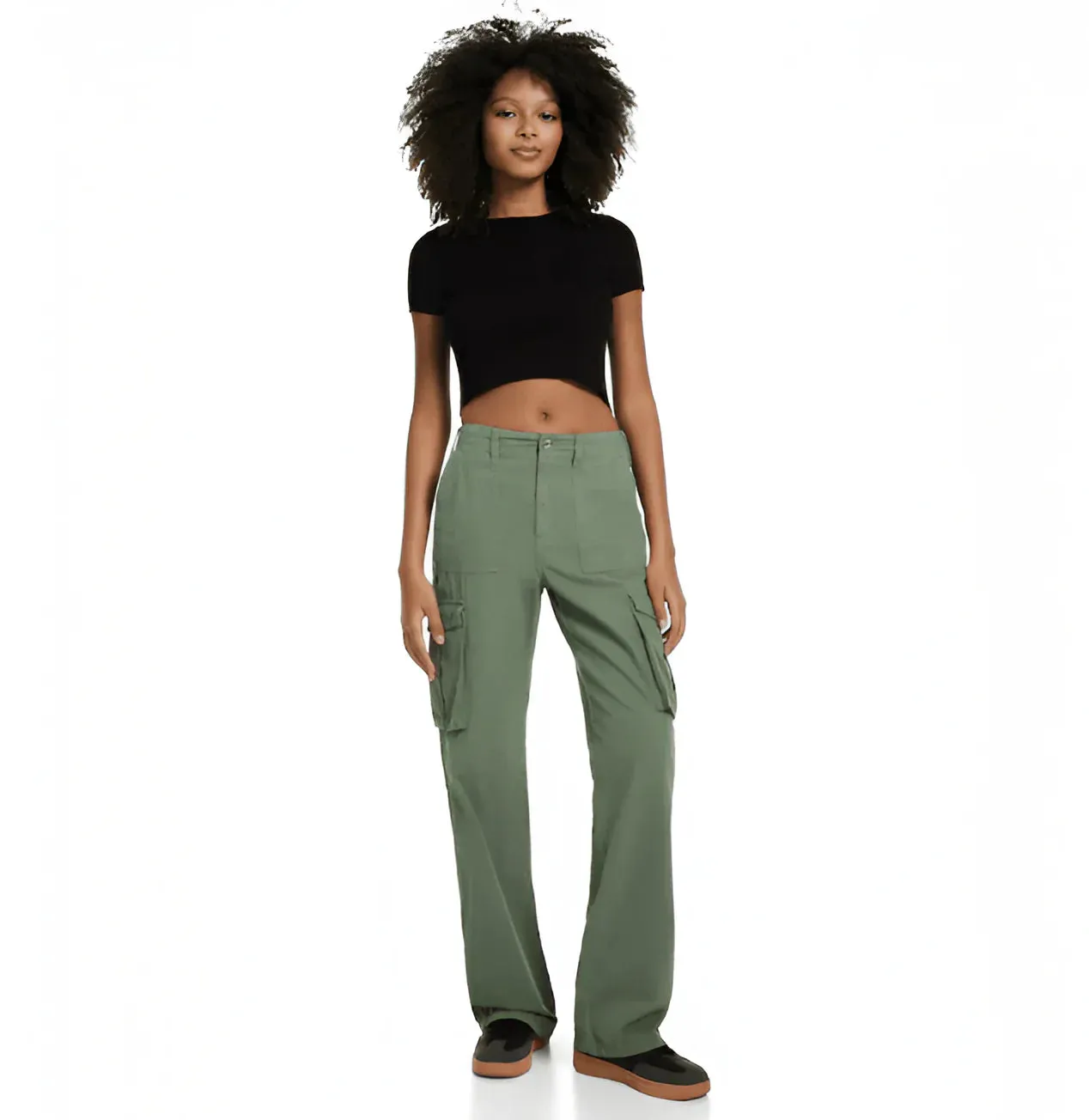 Milly - Adjustable Waist Cargo Pants - Stylish & Functional