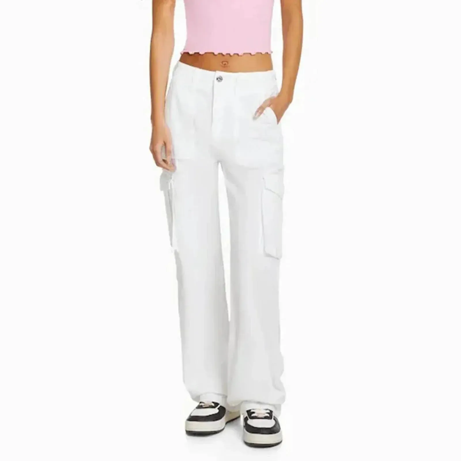 Milly - Adjustable Waist Cargo Pants - Stylish & Functional
