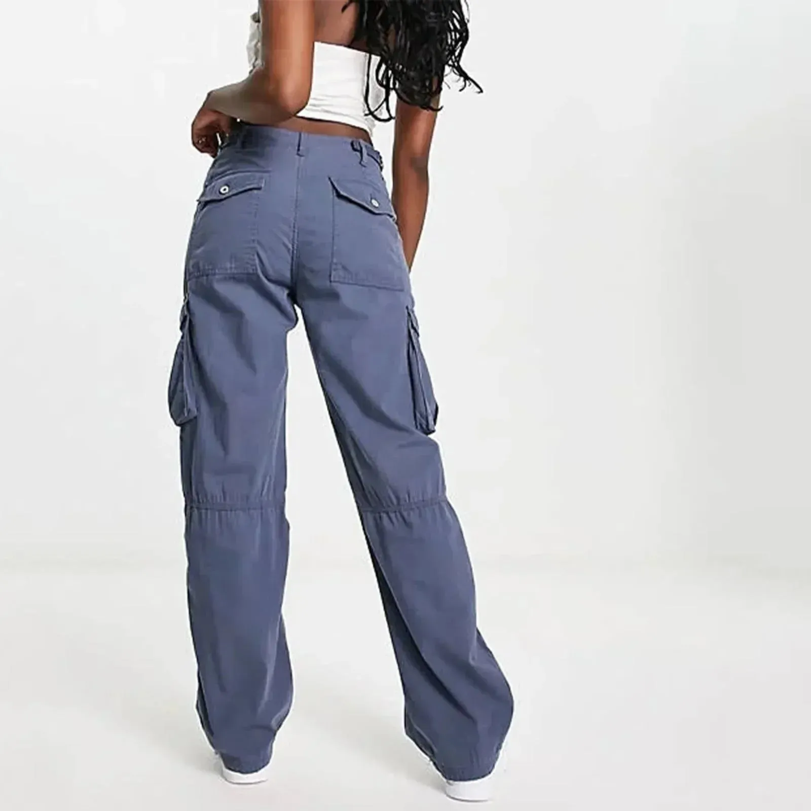 Milly - Adjustable Waist Cargo Pants - Stylish & Functional