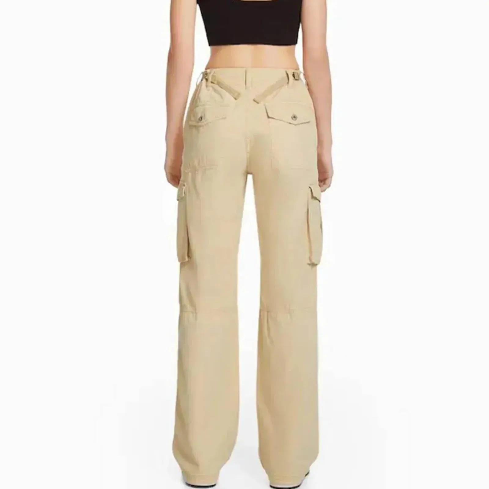 Milly - Adjustable Waist Cargo Pants - Stylish & Functional