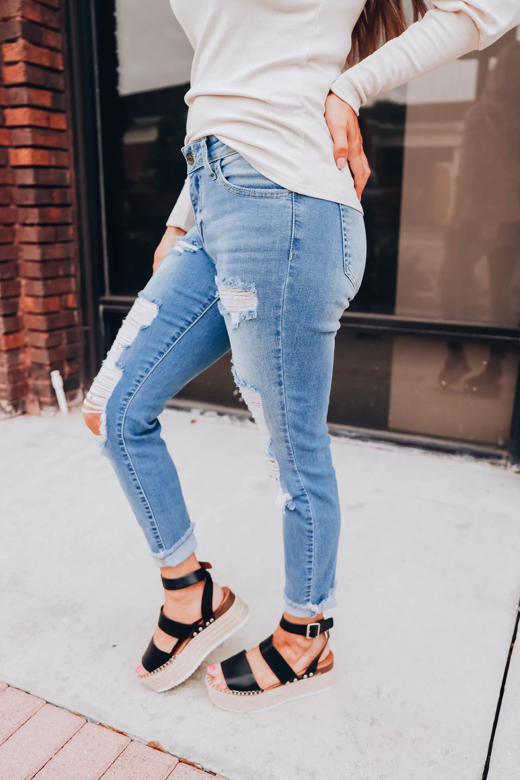 Missy Mid-Rise Skinny Jeans - Light