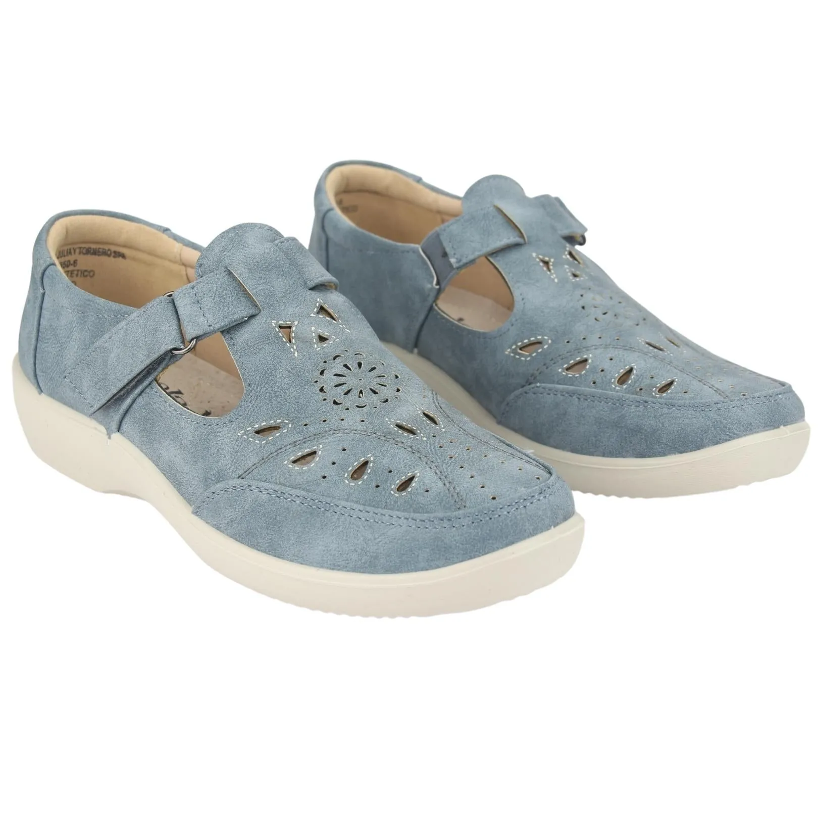 Mocasin Chalada Mujer Dong-1 Azul Casual