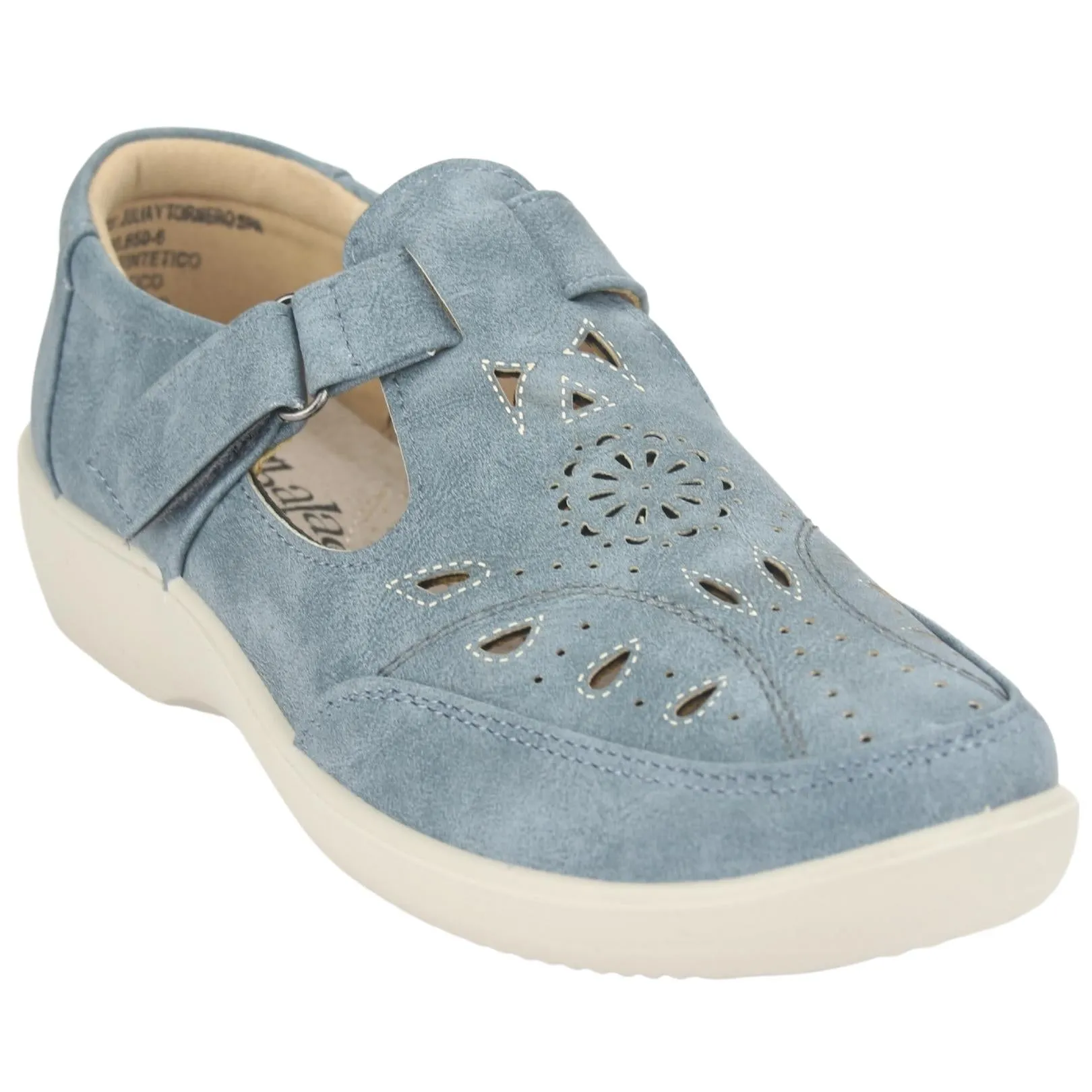 Mocasin Chalada Mujer Dong-1 Azul Casual